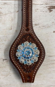 Glitzer Concho aquamarine
